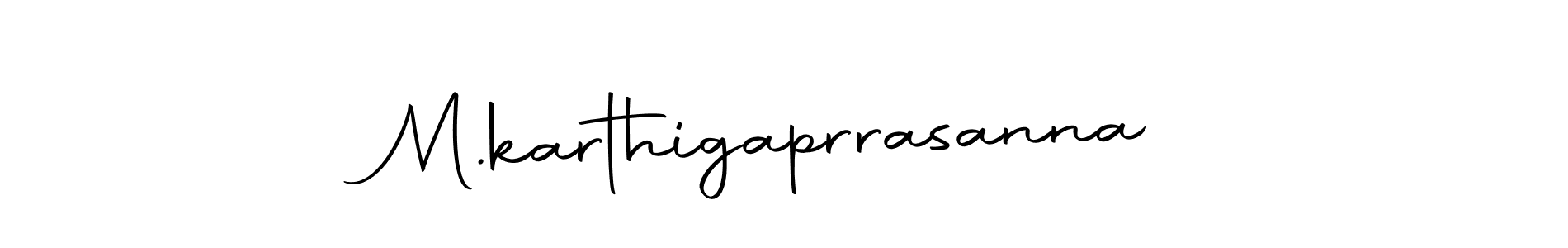 You can use this online signature creator to create a handwritten signature for the name M.karthigaprrasanna. This is the best online autograph maker. M.karthigaprrasanna signature style 10 images and pictures png