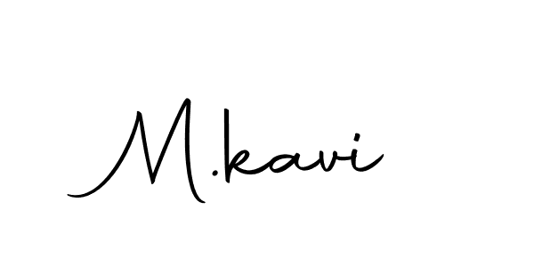 You should practise on your own different ways (Autography-DOLnW) to write your name (M.kavi) in signature. don't let someone else do it for you. M.kavi signature style 10 images and pictures png