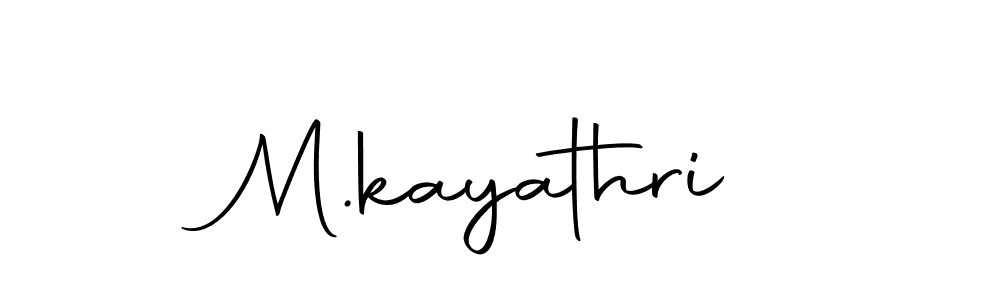 How to make M.kayathri signature? Autography-DOLnW is a professional autograph style. Create handwritten signature for M.kayathri name. M.kayathri signature style 10 images and pictures png