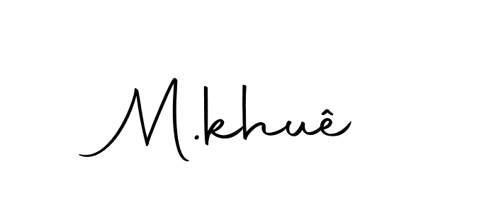 M.khuê stylish signature style. Best Handwritten Sign (Autography-DOLnW) for my name. Handwritten Signature Collection Ideas for my name M.khuê. M.khuê signature style 10 images and pictures png