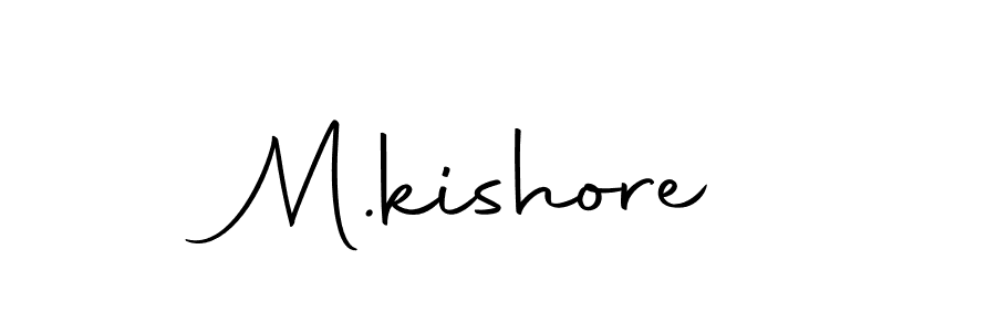 M.kishore stylish signature style. Best Handwritten Sign (Autography-DOLnW) for my name. Handwritten Signature Collection Ideas for my name M.kishore. M.kishore signature style 10 images and pictures png