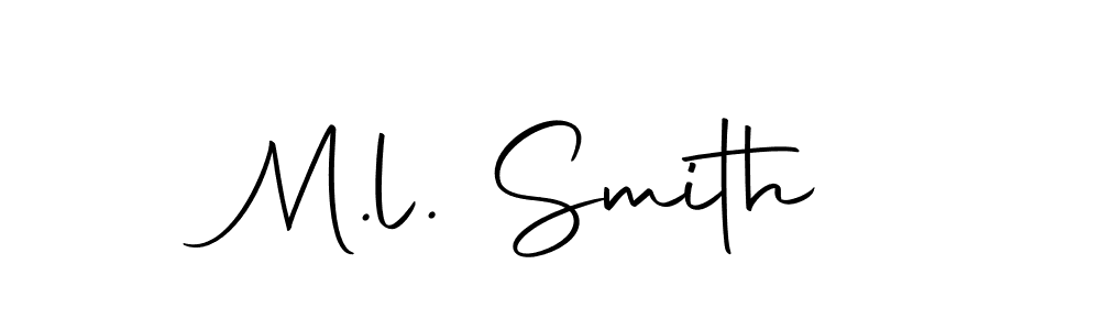 Also we have M.l. Smith name is the best signature style. Create professional handwritten signature collection using Autography-DOLnW autograph style. M.l. Smith signature style 10 images and pictures png