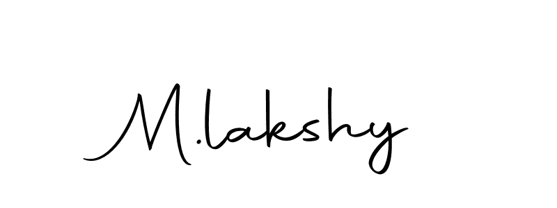 Once you've used our free online signature maker to create your best signature Autography-DOLnW style, it's time to enjoy all of the benefits that M.lakshy name signing documents. M.lakshy signature style 10 images and pictures png