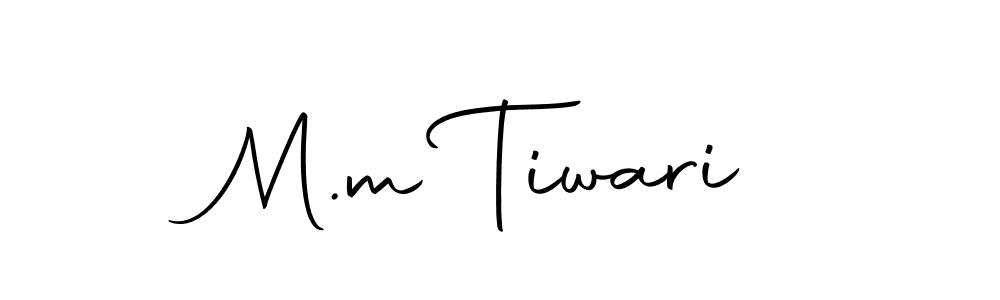 Use a signature maker to create a handwritten signature online. With this signature software, you can design (Autography-DOLnW) your own signature for name M.m Tiwari. M.m Tiwari signature style 10 images and pictures png