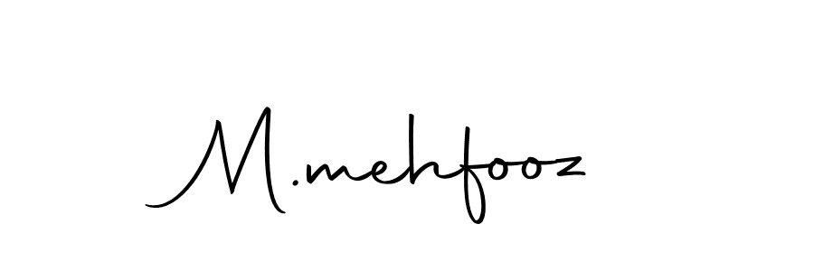 This is the best signature style for the M.mehfooz name. Also you like these signature font (Autography-DOLnW). Mix name signature. M.mehfooz signature style 10 images and pictures png