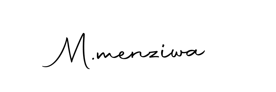 Also You can easily find your signature by using the search form. We will create M.menziwa name handwritten signature images for you free of cost using Autography-DOLnW sign style. M.menziwa signature style 10 images and pictures png