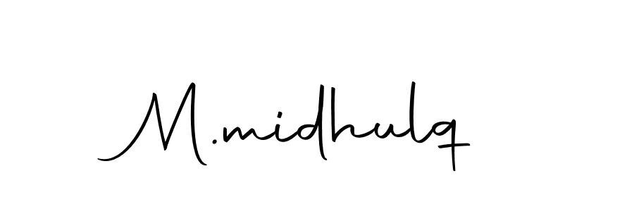 Check out images of Autograph of M.midhulq name. Actor M.midhulq Signature Style. Autography-DOLnW is a professional sign style online. M.midhulq signature style 10 images and pictures png