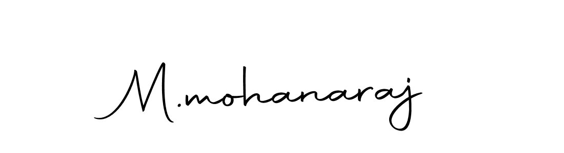 Autography-DOLnW is a professional signature style that is perfect for those who want to add a touch of class to their signature. It is also a great choice for those who want to make their signature more unique. Get M.mohanaraj name to fancy signature for free. M.mohanaraj signature style 10 images and pictures png