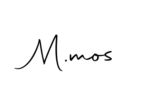 Design your own signature with our free online signature maker. With this signature software, you can create a handwritten (Autography-DOLnW) signature for name M.mos. M.mos signature style 10 images and pictures png