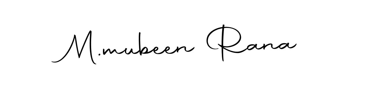 Also we have M.mubeen Rana name is the best signature style. Create professional handwritten signature collection using Autography-DOLnW autograph style. M.mubeen Rana signature style 10 images and pictures png