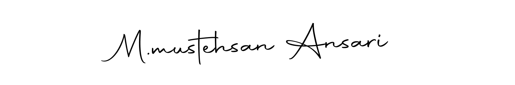 This is the best signature style for the M.mustehsan Ansari name. Also you like these signature font (Autography-DOLnW). Mix name signature. M.mustehsan Ansari signature style 10 images and pictures png