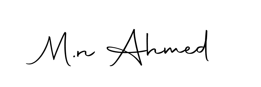 Design your own signature with our free online signature maker. With this signature software, you can create a handwritten (Autography-DOLnW) signature for name M.n Ahmed. M.n Ahmed signature style 10 images and pictures png