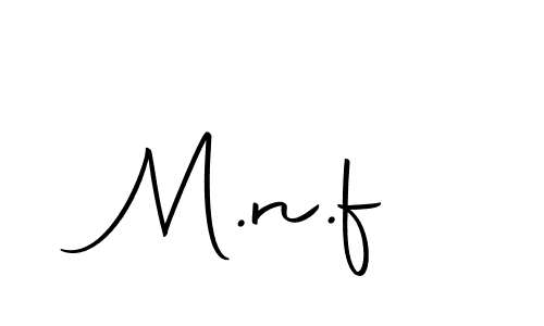 You should practise on your own different ways (Autography-DOLnW) to write your name (M.n.f) in signature. don't let someone else do it for you. M.n.f signature style 10 images and pictures png