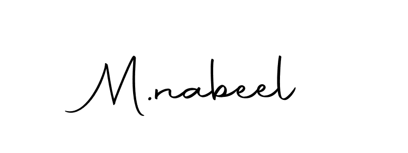 It looks lik you need a new signature style for name M.nabeel. Design unique handwritten (Autography-DOLnW) signature with our free signature maker in just a few clicks. M.nabeel signature style 10 images and pictures png