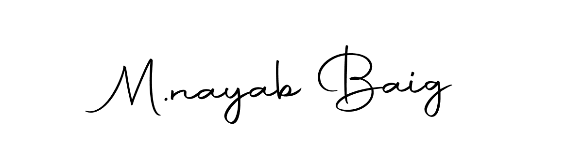 Once you've used our free online signature maker to create your best signature Autography-DOLnW style, it's time to enjoy all of the benefits that M.nayab Baig name signing documents. M.nayab Baig signature style 10 images and pictures png