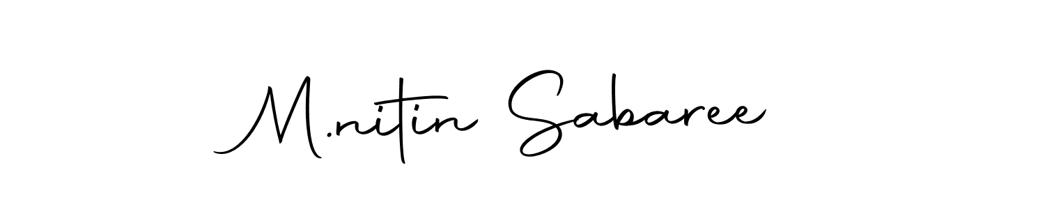if you are searching for the best signature style for your name M.nitin Sabaree. so please give up your signature search. here we have designed multiple signature styles  using Autography-DOLnW. M.nitin Sabaree signature style 10 images and pictures png