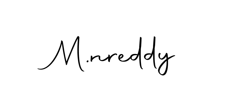 How to make M.nreddy signature? Autography-DOLnW is a professional autograph style. Create handwritten signature for M.nreddy name. M.nreddy signature style 10 images and pictures png