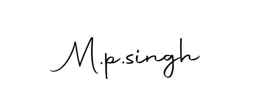 The best way (Autography-DOLnW) to make a short signature is to pick only two or three words in your name. The name M.p.singh include a total of six letters. For converting this name. M.p.singh signature style 10 images and pictures png