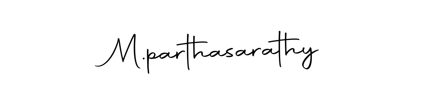 M.parthasarathy stylish signature style. Best Handwritten Sign (Autography-DOLnW) for my name. Handwritten Signature Collection Ideas for my name M.parthasarathy. M.parthasarathy signature style 10 images and pictures png