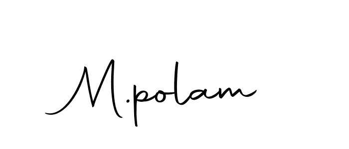 Best and Professional Signature Style for M.polam. Autography-DOLnW Best Signature Style Collection. M.polam signature style 10 images and pictures png