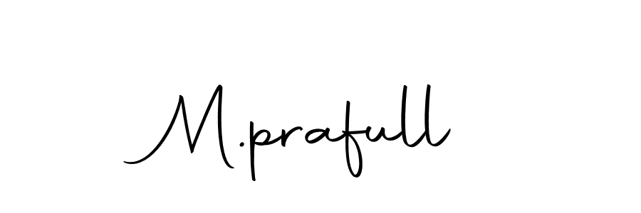 Make a beautiful signature design for name M.prafull. With this signature (Autography-DOLnW) style, you can create a handwritten signature for free. M.prafull signature style 10 images and pictures png