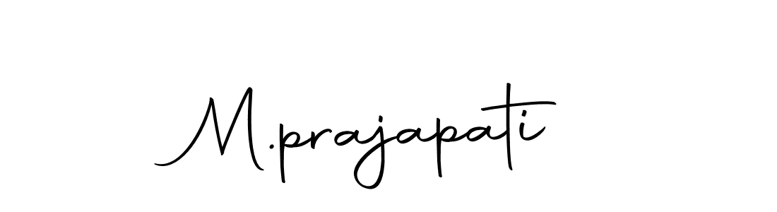 Make a beautiful signature design for name M.prajapati. With this signature (Autography-DOLnW) style, you can create a handwritten signature for free. M.prajapati signature style 10 images and pictures png