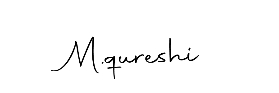 You should practise on your own different ways (Autography-DOLnW) to write your name (M.qureshi) in signature. don't let someone else do it for you. M.qureshi signature style 10 images and pictures png