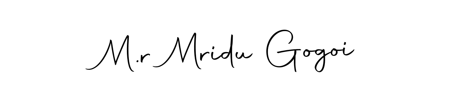 How to make M.r Mridu Gogoi signature? Autography-DOLnW is a professional autograph style. Create handwritten signature for M.r Mridu Gogoi name. M.r Mridu Gogoi signature style 10 images and pictures png