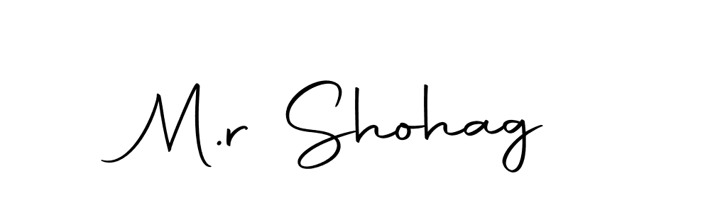 Make a beautiful signature design for name M.r Shohag. With this signature (Autography-DOLnW) style, you can create a handwritten signature for free. M.r Shohag signature style 10 images and pictures png