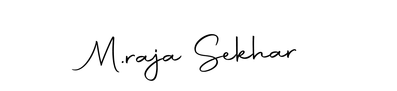 The best way (Autography-DOLnW) to make a short signature is to pick only two or three words in your name. The name M.raja Sekhar include a total of six letters. For converting this name. M.raja Sekhar signature style 10 images and pictures png