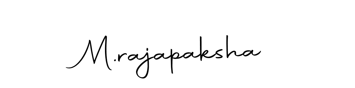 Use a signature maker to create a handwritten signature online. With this signature software, you can design (Autography-DOLnW) your own signature for name M.rajapaksha. M.rajapaksha signature style 10 images and pictures png
