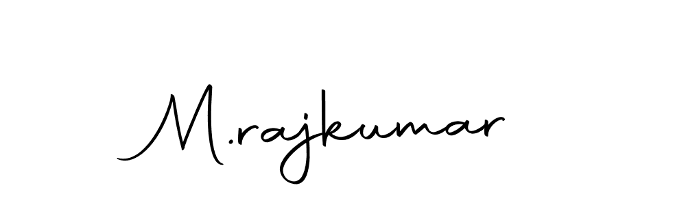 Make a beautiful signature design for name M.rajkumar. Use this online signature maker to create a handwritten signature for free. M.rajkumar signature style 10 images and pictures png