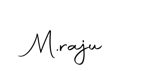 How to make M.raju name signature. Use Autography-DOLnW style for creating short signs online. This is the latest handwritten sign. M.raju signature style 10 images and pictures png