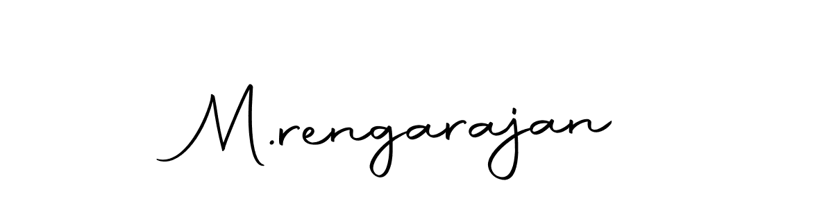 Design your own signature with our free online signature maker. With this signature software, you can create a handwritten (Autography-DOLnW) signature for name M.rengarajan. M.rengarajan signature style 10 images and pictures png