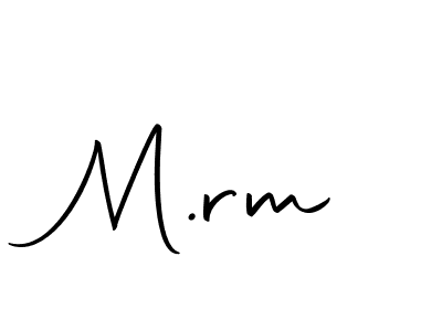 Use a signature maker to create a handwritten signature online. With this signature software, you can design (Autography-DOLnW) your own signature for name M.rm. M.rm signature style 10 images and pictures png