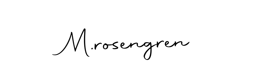 Use a signature maker to create a handwritten signature online. With this signature software, you can design (Autography-DOLnW) your own signature for name M.rosengren. M.rosengren signature style 10 images and pictures png