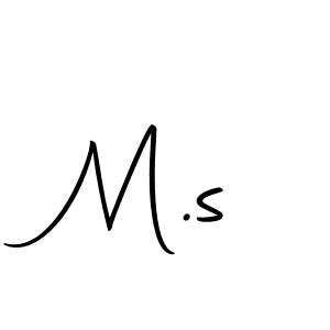 Design your own signature with our free online signature maker. With this signature software, you can create a handwritten (Autography-DOLnW) signature for name M.s. M.s signature style 10 images and pictures png
