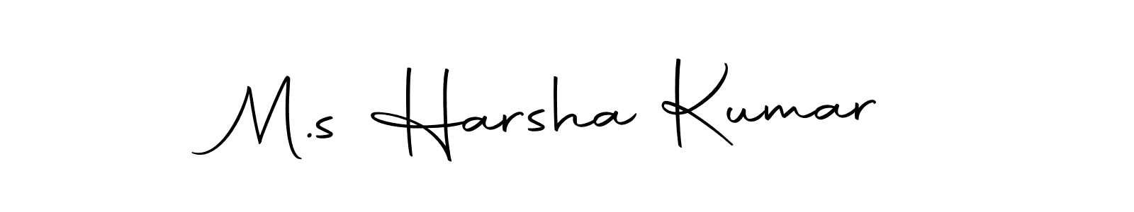 Make a beautiful signature design for name M.s Harsha Kumar. Use this online signature maker to create a handwritten signature for free. M.s Harsha Kumar signature style 10 images and pictures png