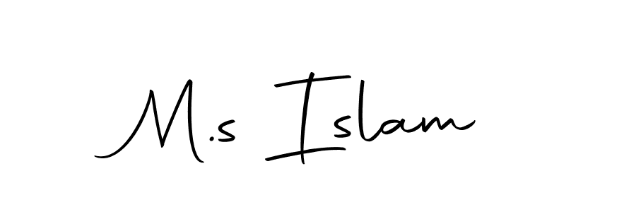 It looks lik you need a new signature style for name M.s Islam. Design unique handwritten (Autography-DOLnW) signature with our free signature maker in just a few clicks. M.s Islam signature style 10 images and pictures png