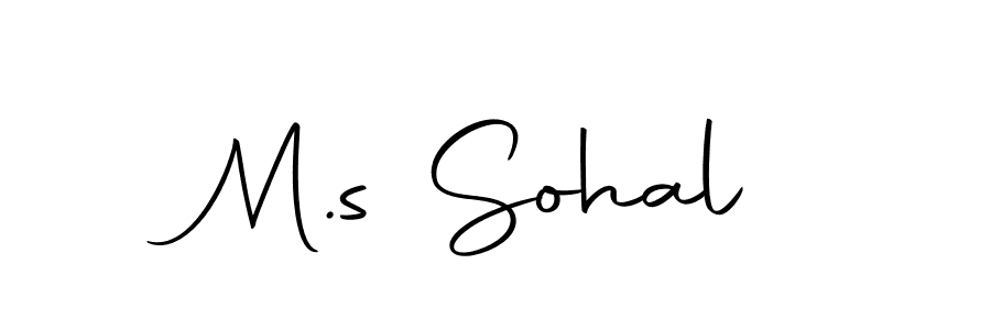 Design your own signature with our free online signature maker. With this signature software, you can create a handwritten (Autography-DOLnW) signature for name M.s Sohal. M.s Sohal signature style 10 images and pictures png
