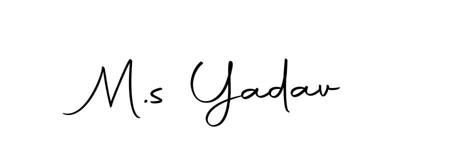 You should practise on your own different ways (Autography-DOLnW) to write your name (M.s Yadav) in signature. don't let someone else do it for you. M.s Yadav signature style 10 images and pictures png