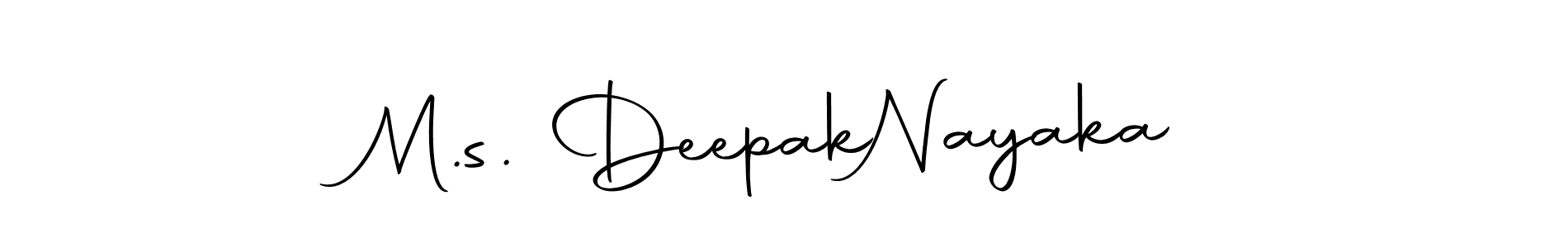 You should practise on your own different ways (Autography-DOLnW) to write your name (M.s. Deepak  Nayaka) in signature. don't let someone else do it for you. M.s. Deepak  Nayaka signature style 10 images and pictures png