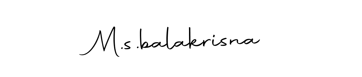 It looks lik you need a new signature style for name M.s.balakrisna. Design unique handwritten (Autography-DOLnW) signature with our free signature maker in just a few clicks. M.s.balakrisna signature style 10 images and pictures png