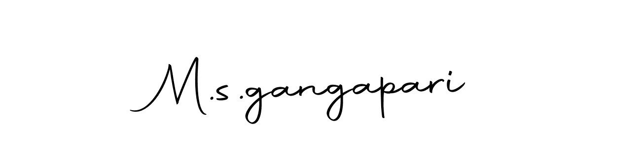 You should practise on your own different ways (Autography-DOLnW) to write your name (M.s.gangapari) in signature. don't let someone else do it for you. M.s.gangapari signature style 10 images and pictures png