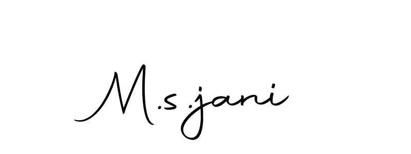 Make a short M.s.jani signature style. Manage your documents anywhere anytime using Autography-DOLnW. Create and add eSignatures, submit forms, share and send files easily. M.s.jani signature style 10 images and pictures png