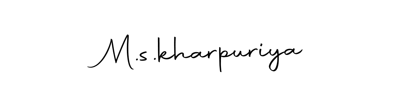 M.s.kharpuriya stylish signature style. Best Handwritten Sign (Autography-DOLnW) for my name. Handwritten Signature Collection Ideas for my name M.s.kharpuriya. M.s.kharpuriya signature style 10 images and pictures png