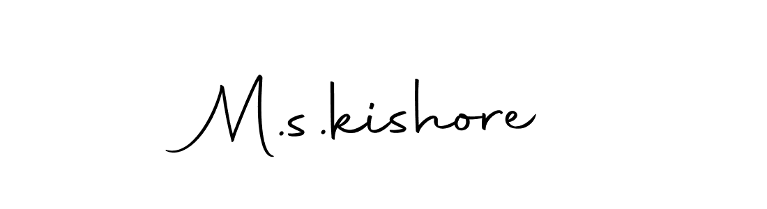 It looks lik you need a new signature style for name M.s.kishore. Design unique handwritten (Autography-DOLnW) signature with our free signature maker in just a few clicks. M.s.kishore signature style 10 images and pictures png