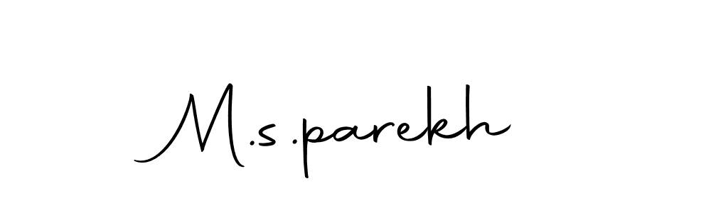 Also we have M.s.parekh name is the best signature style. Create professional handwritten signature collection using Autography-DOLnW autograph style. M.s.parekh signature style 10 images and pictures png