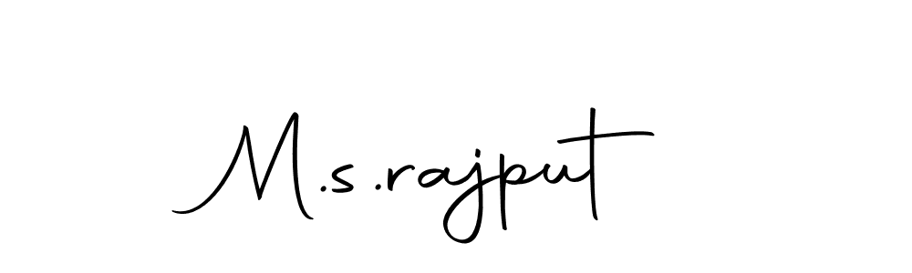 Make a beautiful signature design for name M.s.rajput. With this signature (Autography-DOLnW) style, you can create a handwritten signature for free. M.s.rajput signature style 10 images and pictures png