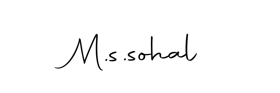 Also we have M.s.sohal name is the best signature style. Create professional handwritten signature collection using Autography-DOLnW autograph style. M.s.sohal signature style 10 images and pictures png